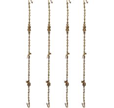 Elephant And Peacock Metal Swing Chain