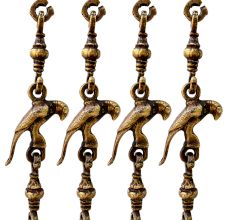 Elephant And Peacock Metal Swing Chain