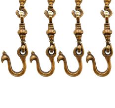 Elephant And Peacock Metal Swing Chain