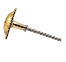 Golden Wheel Floral Metal Cabinet Knobs Online