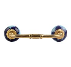 Blueanemone Flower Ceramic Bridge Handle