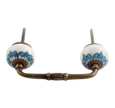 Divine Floral Ceramic Bridge Handle