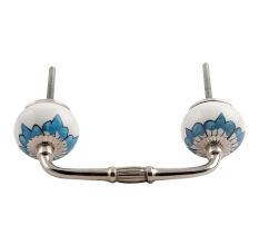 Divine Floral Ceramic Bridge Handle