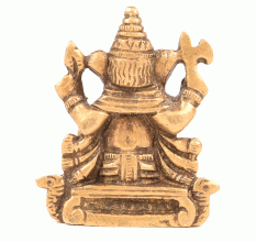 Ganesha Idol with 4 Hands in Sitting Position