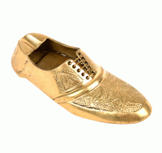 Handcrafted Brass Cigerette Shoe Ashtray