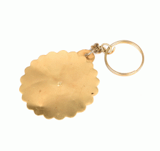 Brass Engraved 40 Years Calendar Key Chains