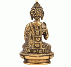 Brass Made Meditating Buddha Statues