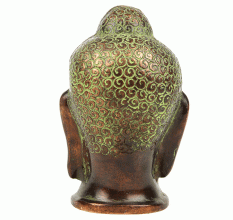 Lord Buddha Statue Brass Face Figurine
