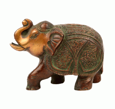 Indian Elephant Bronze Sculpture