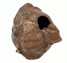 Bronze Black Boy Face Ashtray Ash Holder