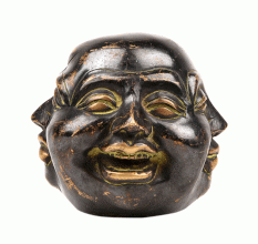 Four Face Buddha Head Statue