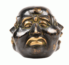 Four Face Buddha Head Statue