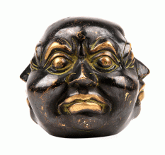 Four Face Buddha Head Statue