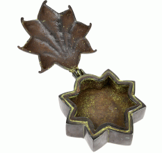 Bronze Jewellery Box in Flower Shaped form