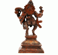 Bronze Ganesh Statue with Lakshmi