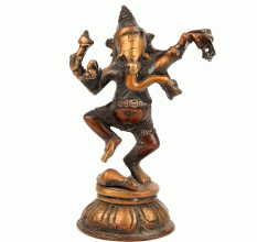 Ganesh Statue Holding Mango Tusk Water Noose