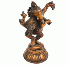 Ganesh Statue Holding Mango Tusk Water Noose