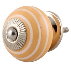 Mustard Knob White Stripes
