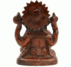 Seated Bronze Elephant God Ganesh Statue