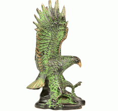 Eagle in Flight Statue Art Table Shelf Decor