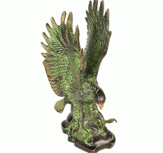 Eagle in Flight Statue Art Table Shelf Decor