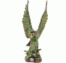 Eagle in Flight Statue Art Table Shelf Decor