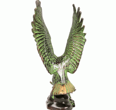 Eagle in Flight Statue Art Table Shelf Decor