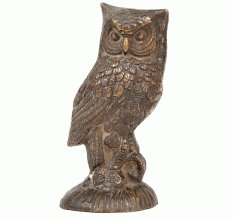 Owl Bronze Sculpture