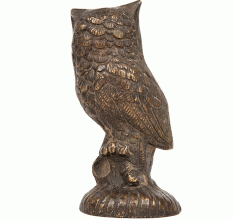 Owl Bronze Sculpture