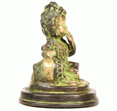 Baby Krishna Statue Brass Idol Hindu Art Sculpture