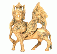 Brass Kamadhenu Statue