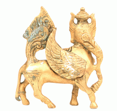 Brass Kamadhenu Statue
