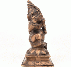 Good Luck Ganesha Brass Sculpture