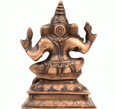 Good Luck Ganesha Brass Sculpture