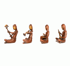 Ethnic Brass Musical Ladies 4 Pieces
