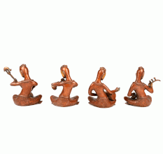 Ethnic Brass Musical Ladies 4 Pieces