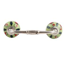 Garden Bouquet Ceramic Bridge Handle