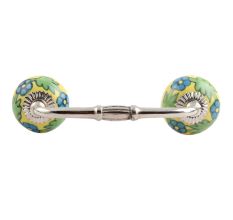 Forest Bouquet Ceramic Bridge Handle