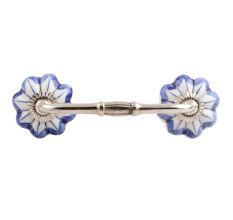 Periwinkle Blue Ceramic Bridge Handle