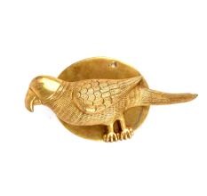 Golden Brass Parrot Door Knockers