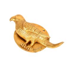 Golden Brass Parrot Door Knockers