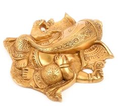 Shri Ganesh Murti Hindu God Statue Brass