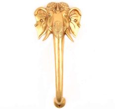 Brass Tuskar Ganesha Door Handle