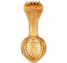 Brass Five Hooded Snake Door Handle