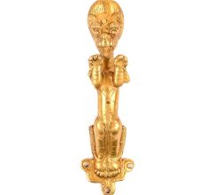 Brass Tiger Design Door Handle