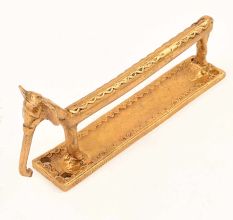 Brass Elephant Door Handle Home Decor