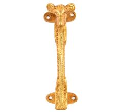 Brass Sheep Designed Door Handle