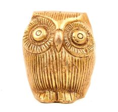 Brass Owl Detailed Figurine