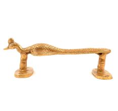 Brass Designer Peacock Door Handle