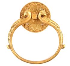 Brass Peacock Shape Towel Ring/Door Handle